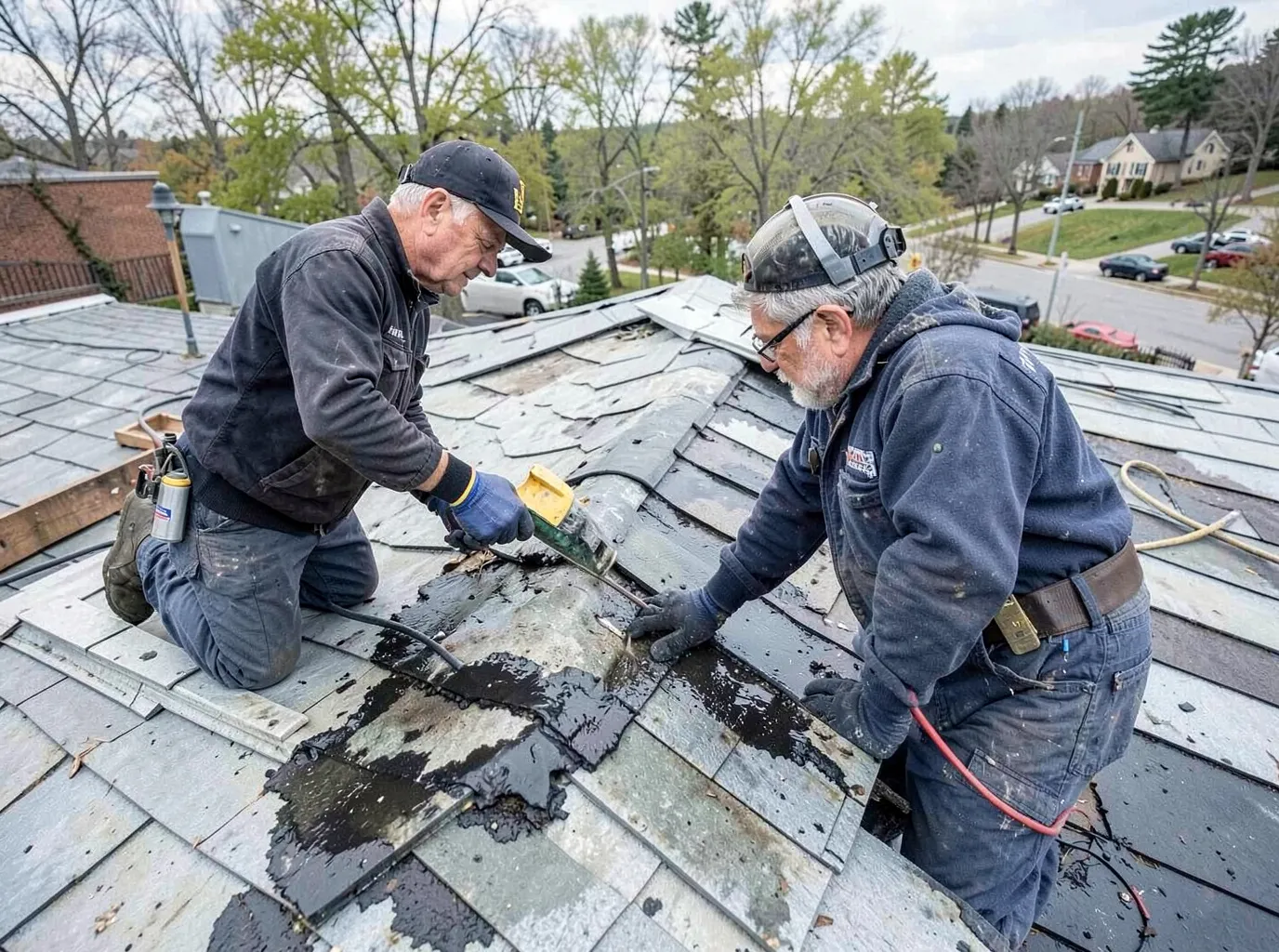 roof repair in Downtown Skokie, IL