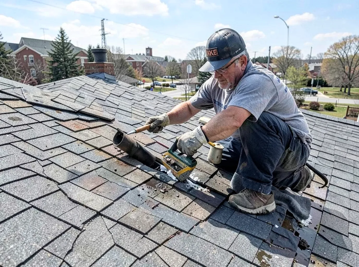 roof repair in Southeast Skokie, IL